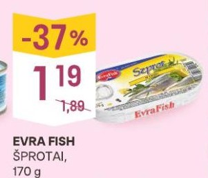EVRA FISH ŠPROTAI