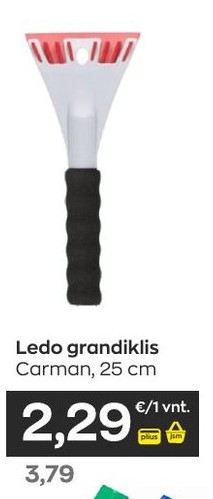 Ledo grandiklis Carman, 25 cm