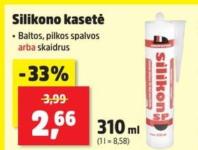 Silikono kasetė