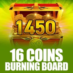 16 Coins Burning Board image