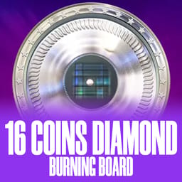 16 Coins Diamond Burning Board image