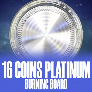 16 Coins Platinum Burning Board image