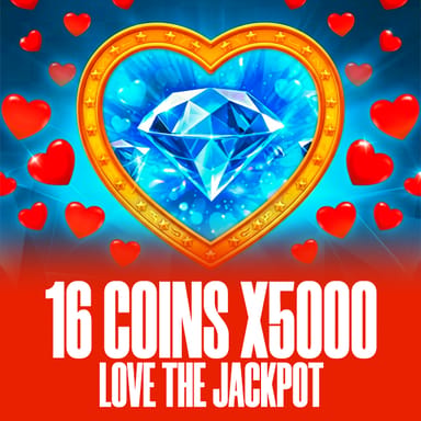 16 Coins x5000 Love the Jackpot image
