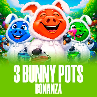 3 Bunny Pots Bonanza image