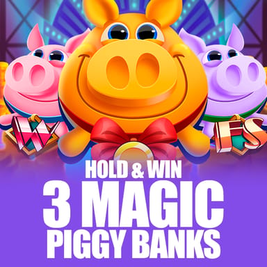 3 Magic Piggy Banks Hold & Win image