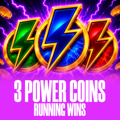 3 Power Coins: RUNNING WINS image