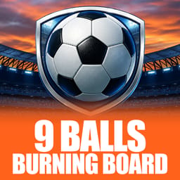 9 Balls Burning Board image