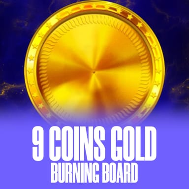 9 Coins Gold Burning Board image