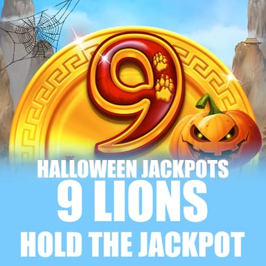 9 Lions Hold the Jackpot Halloween Jackpots image