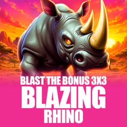 Blazing Rhino - Blast The Bonus 3x3 image