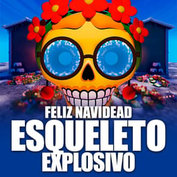 Esqueleto Explosivo Feliz Navidead image