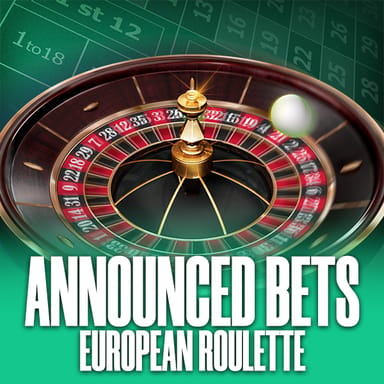 European Roulette. Announced Bets image