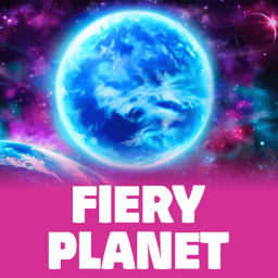 Fiery Planet image