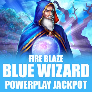 Fire Blaze: Blue Wizard PowerPlay Jackpot image