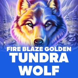 Fire Blaze Golden Tundra Wolf image