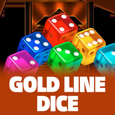 Gold Line Dice image