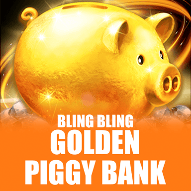 Golden Piggy Bank - Bling Bling image