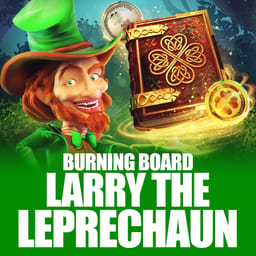 Larry the Leprechaun Burning Board image