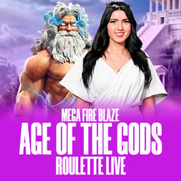 Mega Fire Blaze Age of the Gods Roulette Live image