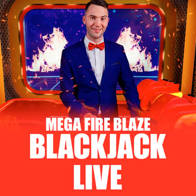Mega Fire Blaze Blackjack Live image