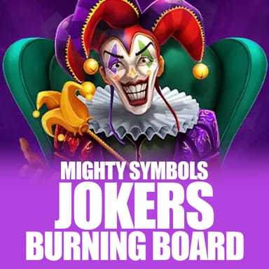 Mighty Symbols: Jokers Burning Board image