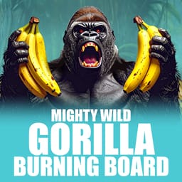 Mighty Wild: Gorilla Burning Board image