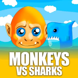 Monkeys Vs Sharks HD image
