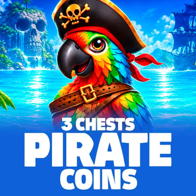 Pirate Coins: 3 Chests image