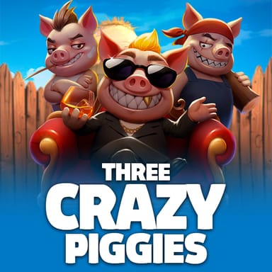 Three Crazy Piggies image
