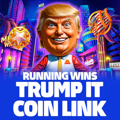 Trump It Coin Link: Running Wins image