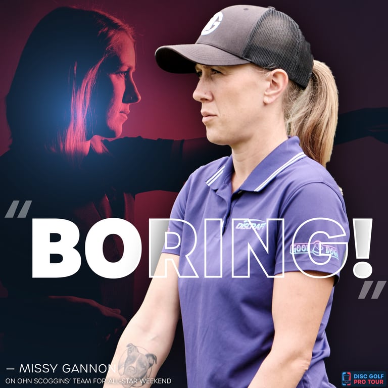 Missy Gannon quote for the DGPT All-Star Event