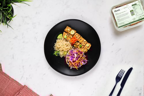 Tofu Satay & Warm Asian Slaw