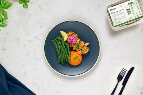 Chalet Pulled Chicken & Green Beans