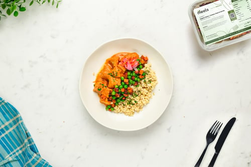 Organic Butter Chicken, Peas & Carrots