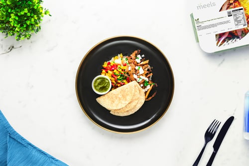 Pulled Mushroom Tinga & Taco Vegetables