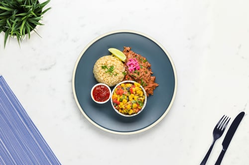 Grass-Fed Brisket Barbacoa & Fiesta Corn Salad