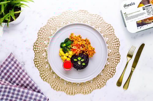 Korean BBQ Mushrooms and Vegetable Medley