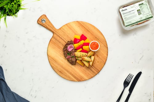 Grass-fed Peri Peri Steak & Peppers