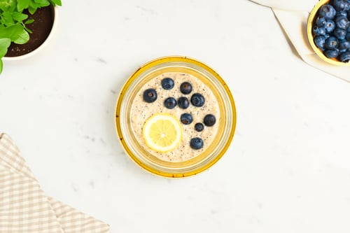 Lemon Poppy Seed Overnight Oats