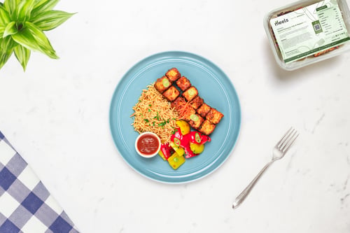 Glazed Pineapple Tofu & Peppers