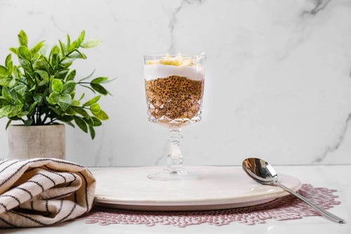 Banana Cream Pie Chia Pudding