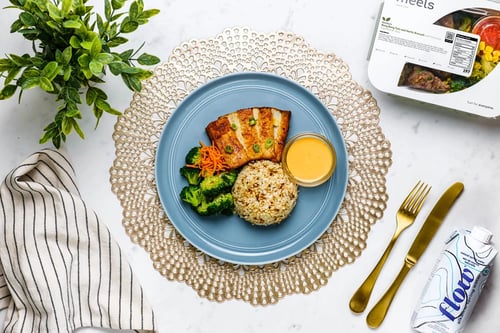 Bang Bang Tofu & Garlic Broccoli