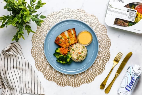 Bang Bang Tofu & Garlic Broccoli