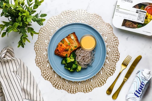Bang Bang Tofu & Garlic Broccoli