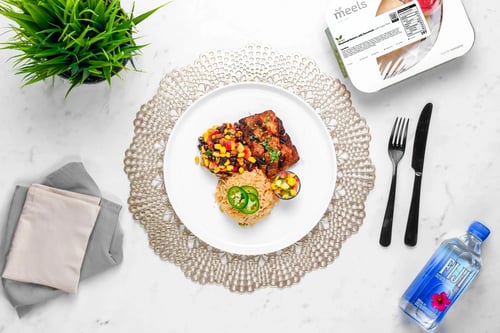 Blackened Atlantic Salmon & Corn Salad