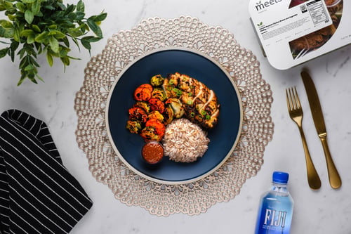Korean Roasted Organic Chicken & Veggie Medley