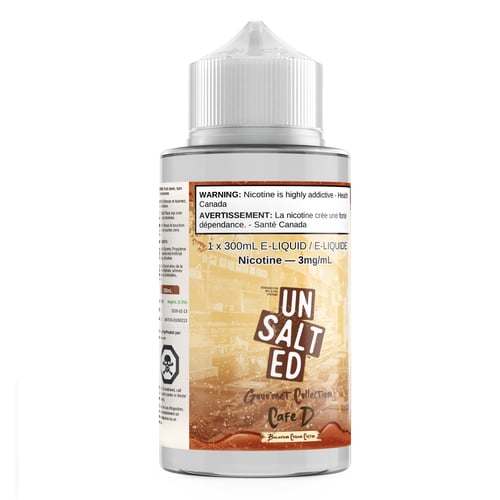Cafe D - Unsalted Gourmet Collection | DashVapes
