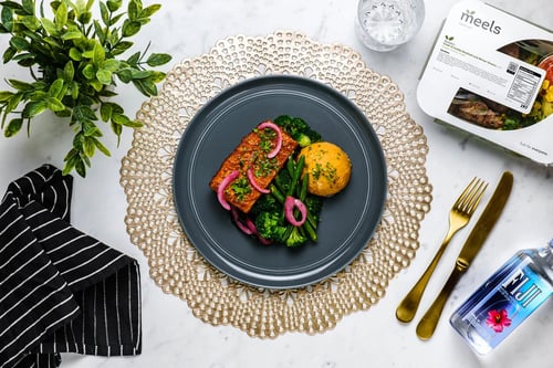 Cauli-Crumble Meatloaf & Hearty Greens