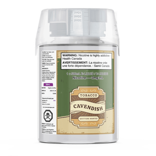 Cavendish - Quitters Wanted | DashVapes