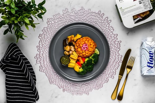 Chimichurri Chickpeas and Mixed Vegetables